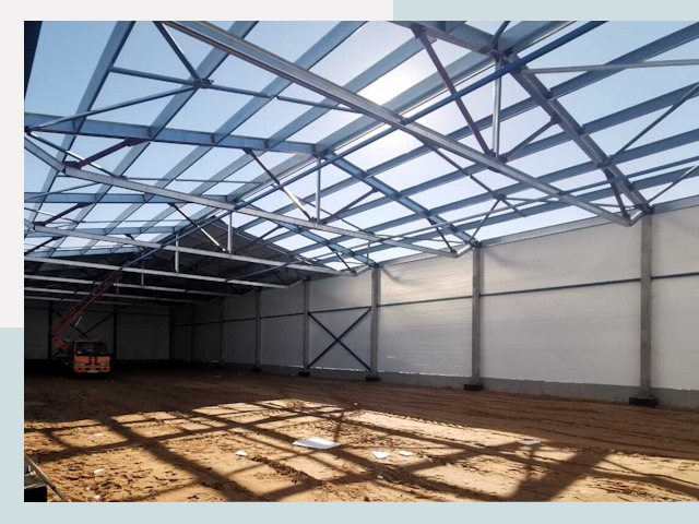 Строительство сенохранилищ в Канаше