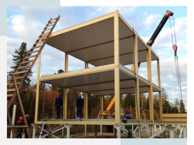 Строительство модульных здания Канаш