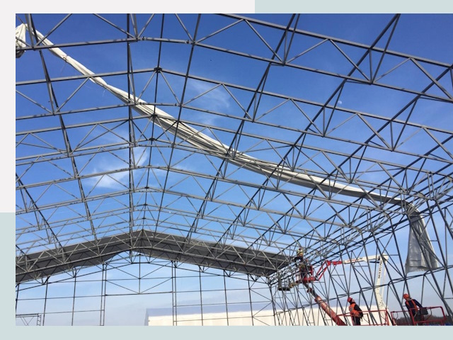 Шатровые ангары от 616 руб. в Канаше и Чувашии