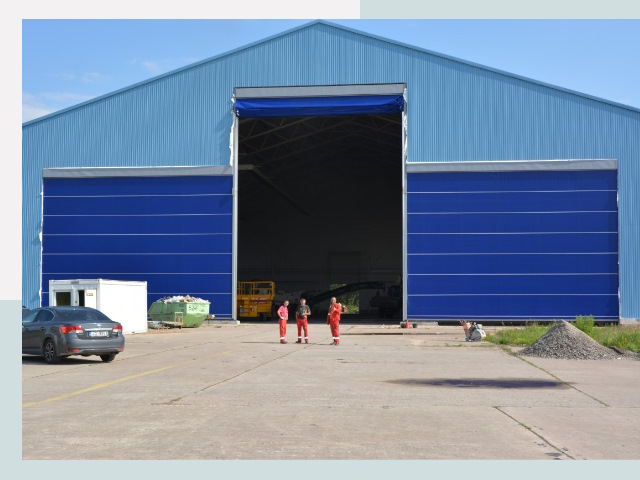 Ангарные ворота в Канаш от СтальСтрой-Кна по цене 616 руб.