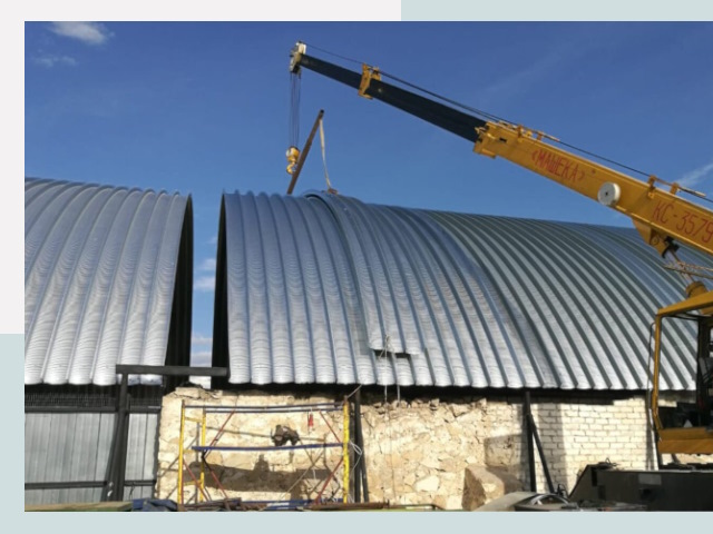 Реконструкция ангаров в Канаше от 616 руб.