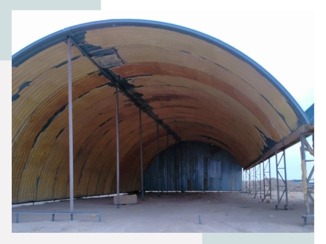 Реконструкция ангаров в Канаше