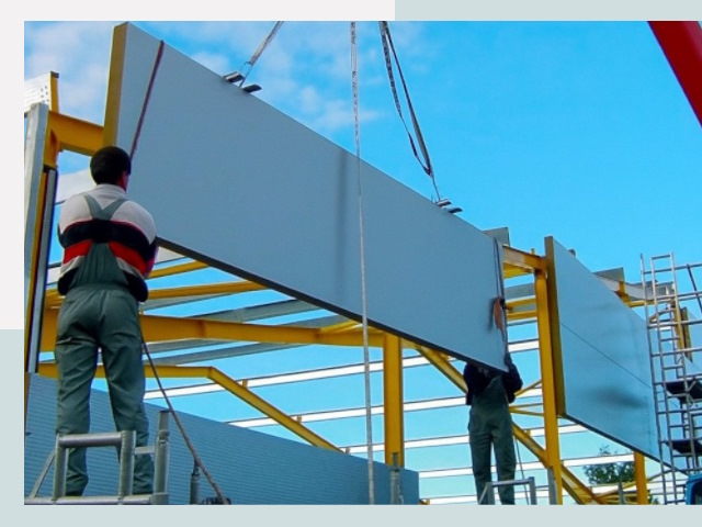 Монтаж сэндвич-панелей в Канаше от 616 руб.